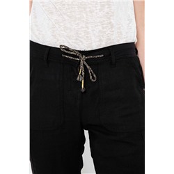 Pantalón pirata Negro