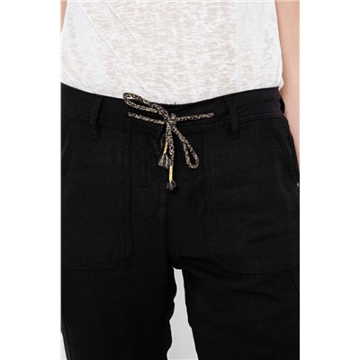 Pantalón pirata Negro