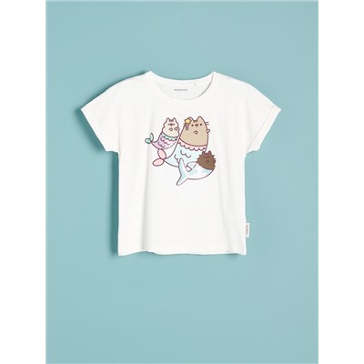 T-Shirt aus Baumwolle Pusheen