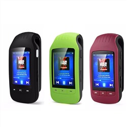 HONGYU Portable Bluetooth MP3 player 8GB Clip Sport music player with FM Radio Voice recording Pedometer Independent Volume Control and Support Micro SD Card (black)