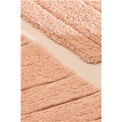 Bleuet Banyo Paspası - Pudra - 60x100 cm