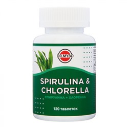 DR. MYBO Spirulina+Chlorella Спирулина+Хлорелла 120таб
