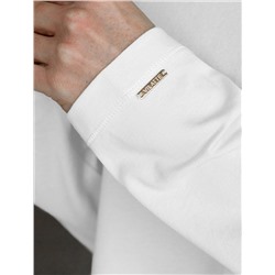 Базовый лонгслив из премиального хлопка с эластаном