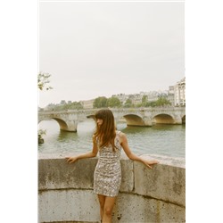 ANIMAL PRINT MINI DRESS
