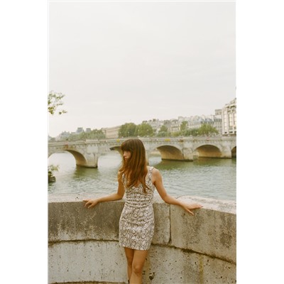 ANIMAL PRINT MINI DRESS