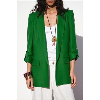 BLAZER WITH ROLLED-UP SLEEVES