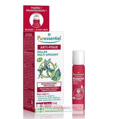 Puressentiel Anti-Pique Roller aux 11 Huiles Essentielles BIO 5ml