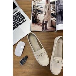 Bambi Nude Kadın Loafer Ayakkabı K01641165709