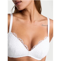 Sexy Tee Daisy Eyelet Wireless Push-Up Bra