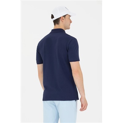 Erkek Lacivert Polo Yaka Tişört