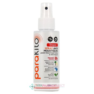 Parakito Spray Tropic Anti-Moustiques & Anti-Tiques 75ml