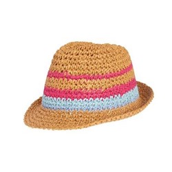 Crochet Straw Fedora