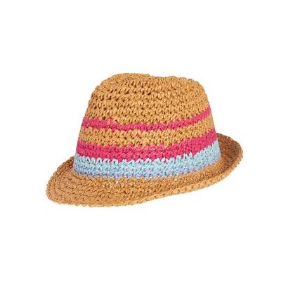 Crochet Straw Fedora