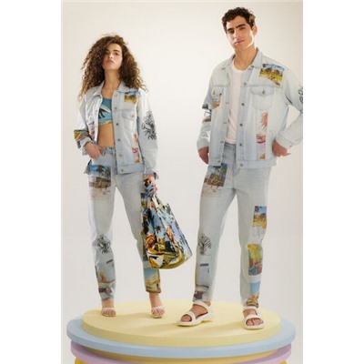 Chaqueta vaquera trucker cropped South Beach