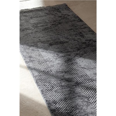 Eze Halı - Antrasit - 80x300 cm