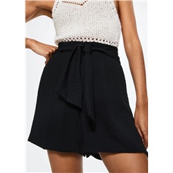 Short fluido lazo -  Mujer | MANGO OUTLET Melilla