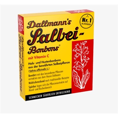 Salbei-Bonbons Hals- und Hustenbonbons, 20 St