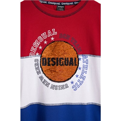 Camiseta baloncesto tricolor