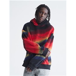 New Arrival Uplift Relaxed Fit Sherpa Printed Logo Hoodie