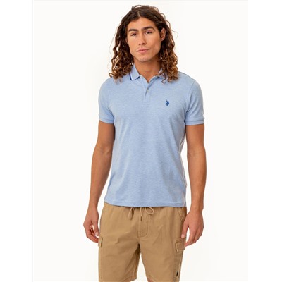 SLIM FIT SOLID INTERLOCK POLO SHIRT