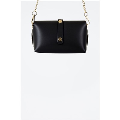 Bandolera de piel Aurora Negro