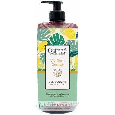 Osmaé Vivifiant Cédrat - Gel Douche 1 Litre