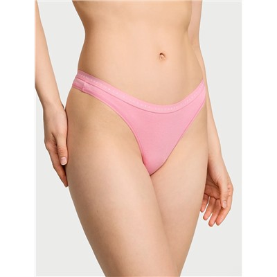 Stretch Cotton Thong Panty