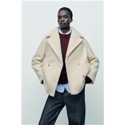 SEMI-LONG BOUCLÉ COAT