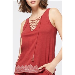 Top Ketty Rojo teja