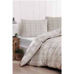 Ev & Ev Home Mature Nevresim Seti Çift Kişilik Kırçıllı Kahve Ep-029321