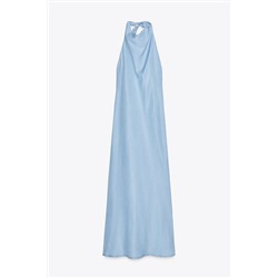 FLOWING HALTER DRESS