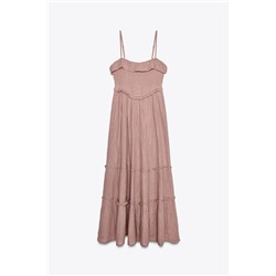 VESTIDO MIDI VOLANTE