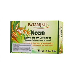 PATANJALI Natural herbal soap Nim Мыло травяное натуральное Ним 75г