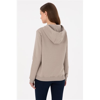 Kadın Taş Kapüşonlu Sweatshirt