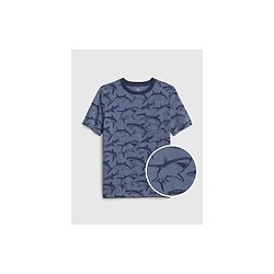 Kids Print Short Sleeve Pocket T-Shirt