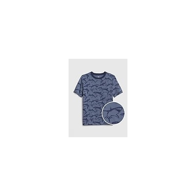 Kids Print Short Sleeve Pocket T-Shirt