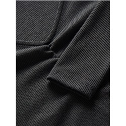 Bluse mit gesprenkelter Textur