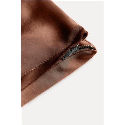 FEW ITEMS LEFT SATIN SKIRT - ZW COLLECTION