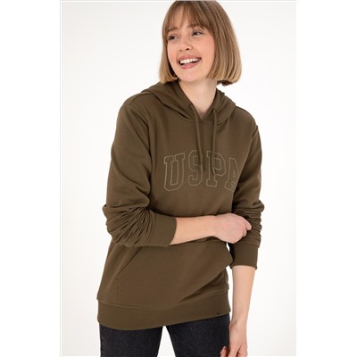 Erkek Haki Basic Sweatshirt