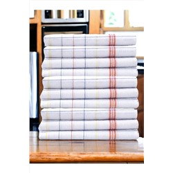 Fancy & Fun Bulaşık Kurulama Bezi. %100 Pamuk 10 Adet 1 Paket,Beyaz/Turuncu /Pembe/Mavi/Haki( 50x70 cm ) 1511202302