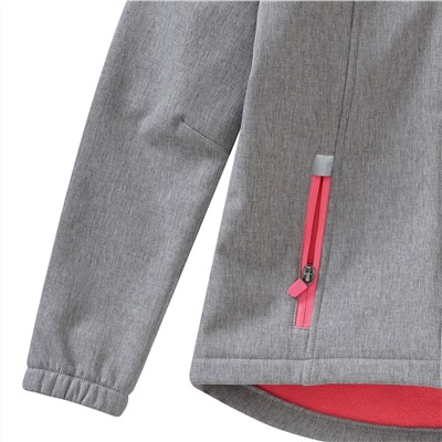 Mädchen Softshelljacke mit Kapuze