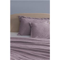 Marjolaina %100 Pamuk King Size Yatak Örtüsü - Açık Mürdüm