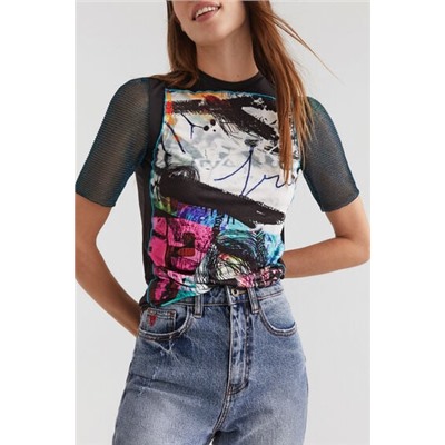 Camiseta arty patch