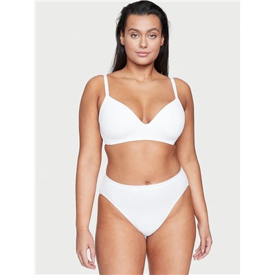 Stretch Cotton High-Leg Brief Panty