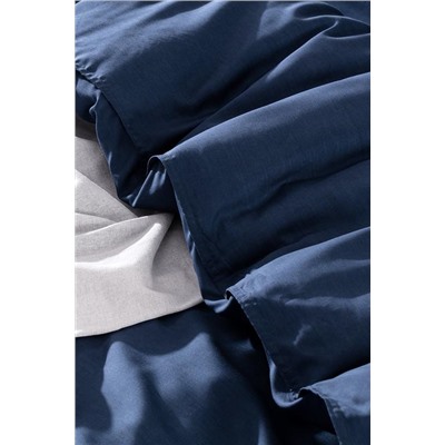 Loire Tek Kişilik Tencel Nevresim Takımı ( TENCEL™ ) - Lacivert