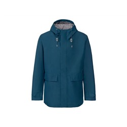 LIVERGY® Herren Regenmantel, mit Kapuze und Kordel