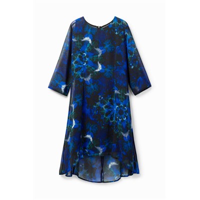 Vestido largo mandalas tie dye