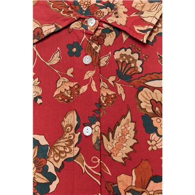 ZW COLLECTION PRINTED LONG SHIRT