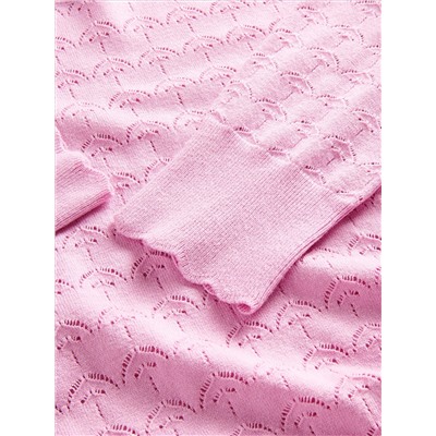 Bluse mit Lochstickerei