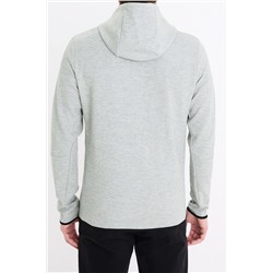 Sudadera skinny fit con capucha - Gris